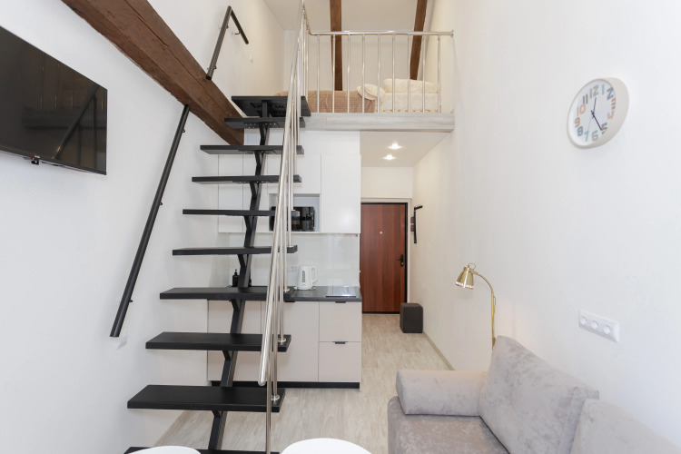 Фотография номера квартиры Апартаменты Сутки-Дом - Лестница 5