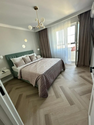 Фотография номера квартиры Апартаменты UzorApart УзорАпарт с Тремя Спальнями и Панорамным видом на Море