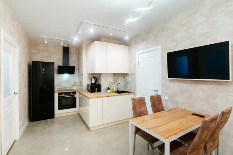 Фотография номера квартиры Квартира Евротрешка новая в самом центре Омска