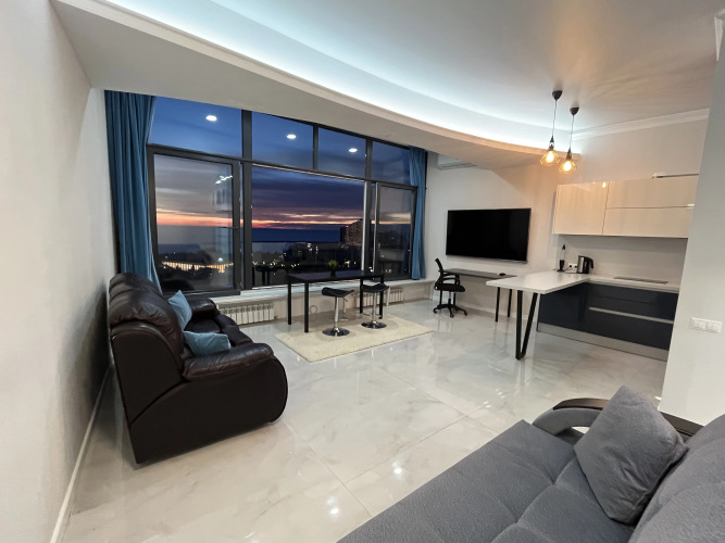 Фотография номера квартиры Апартаменты Сочи вид на море и закаты квартира-терраса