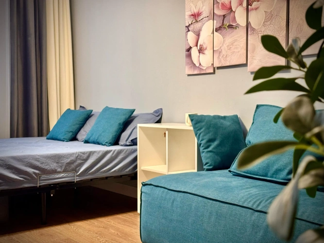 2 Bedrooms Deluxe Double Apartment with balcony and with city view