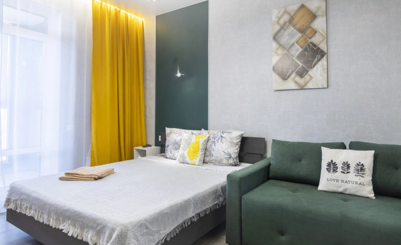 Фотография номера квартиры Апартаменты Prince Apartments на ПроспектеСтроителей 18к1