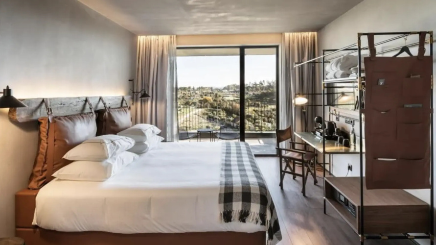 Superior Double room with balcony and with pool view