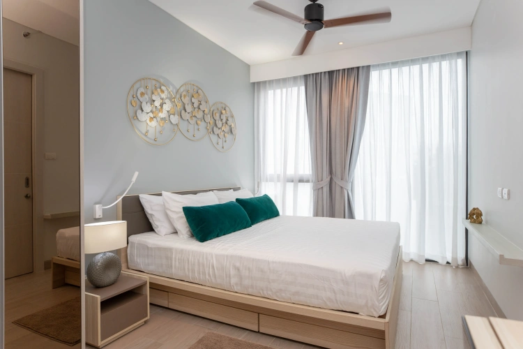 1 Bedroom Superior Double Apartment with balcony and with view