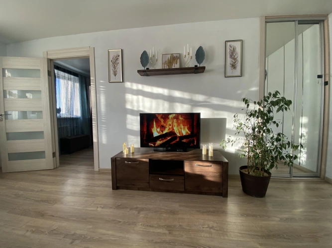 2 Bedrooms Double Apartment with balcony and with courtyard view