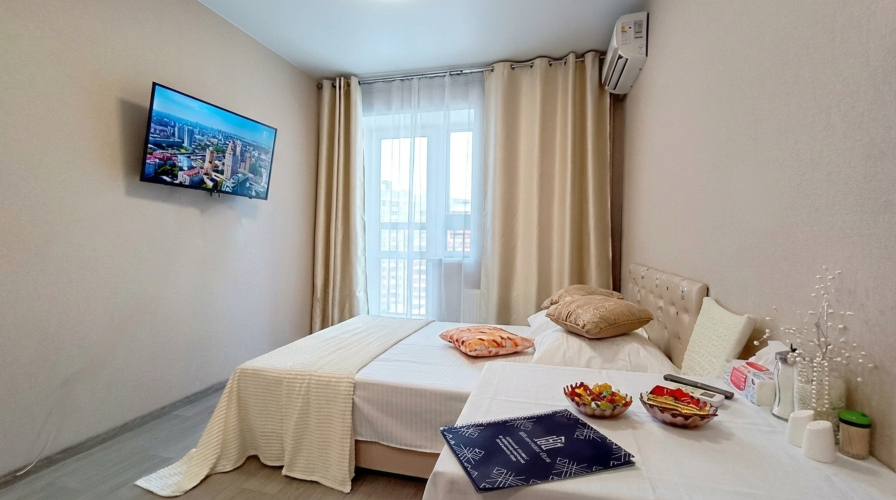 Фотография номера квартиры Квартира Студия в 9 мин от аэропорта на 18-м этаже