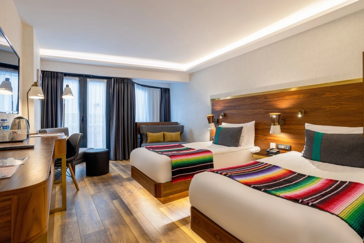 Deluxe Twin room with city view
