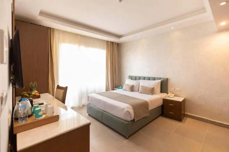 Family Jacuzzi Suite with balcony and with pool view