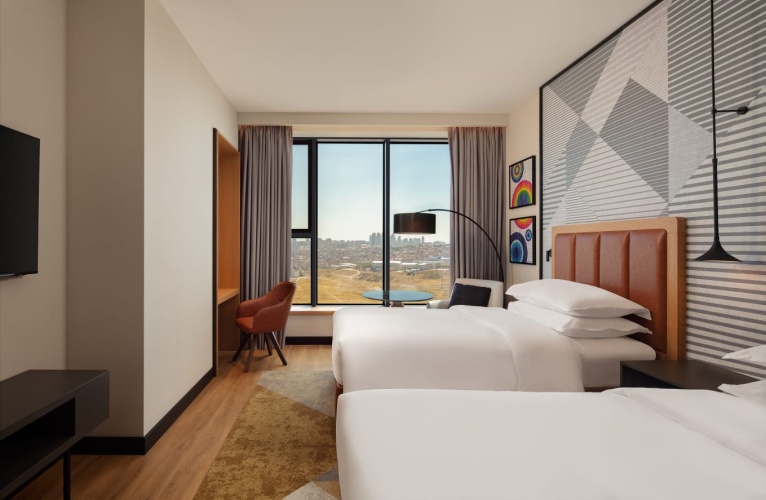Deluxe Twin room with city view