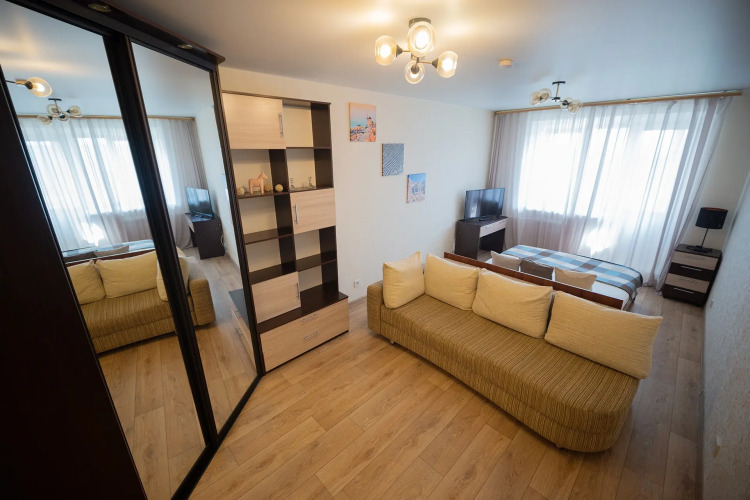 Фотография номера квартиры Апарт-Отель Апартаменты Клавис в Октябрьском (ЖД Вокзал)