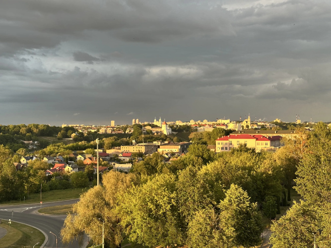 S Neveroyatnym Vidom na Gorod Nad Gorodom Flat