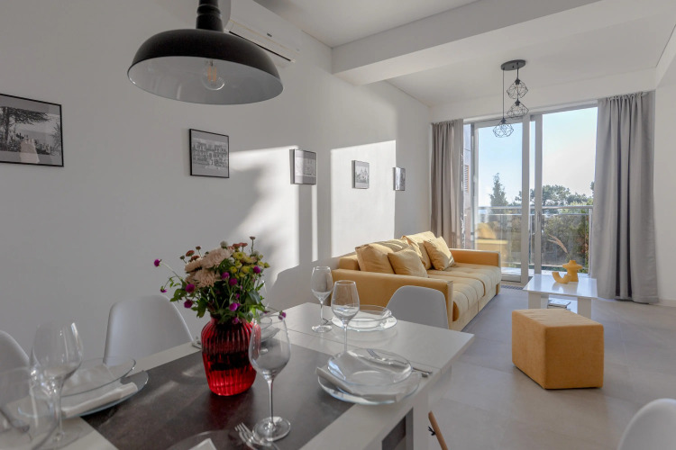 Фотография номера квартиры Апартаменты Red Apartments Марина Парк