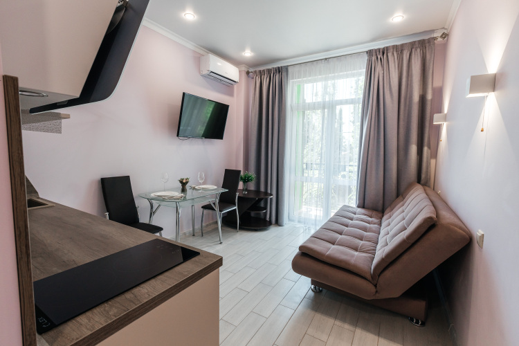 Фотография номера квартиры Апартаменты Red Apartments Арт Лайт Бруно