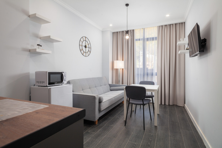 Фотография номера квартиры Апартаменты Белоснежные с Отдельной Кухней-столовой