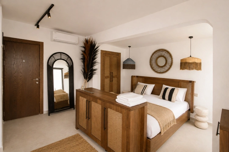 Deluxe Double room with balcony and with sea view
