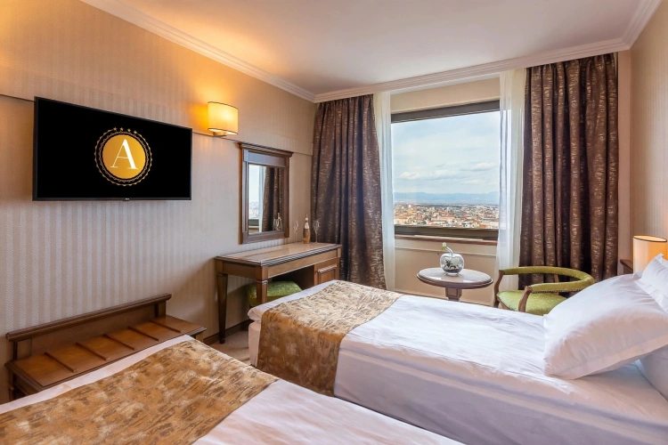 Classic Twin room with city view