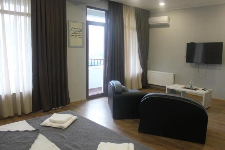 Classic Family room with balcony and with view
