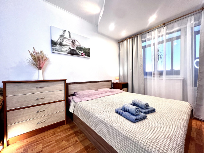 Фотография номера квартиры Апартаменты 51 с Шикарным Видом Изысканный Север на Старостина, 31