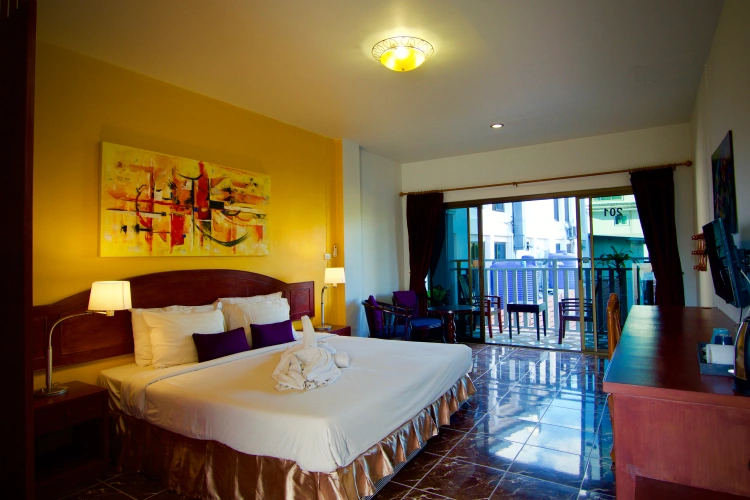 Standard Double room with balcony and with view