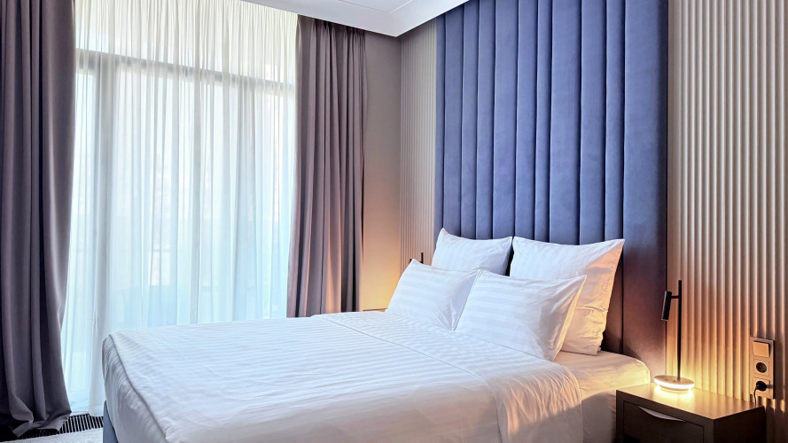 Фотография номера квартиры Апартаменты в отеле с всесезонным бассейном