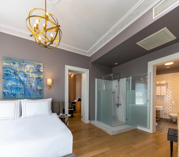 Double Junior Suite with balcony and with city view