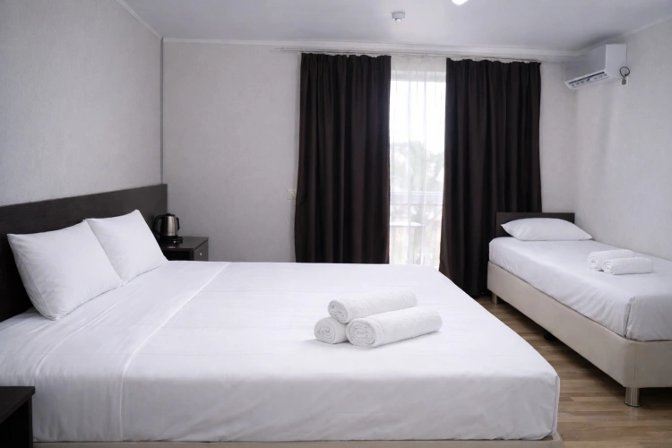 1 Bedroom Standard Triple room with balcony and with view