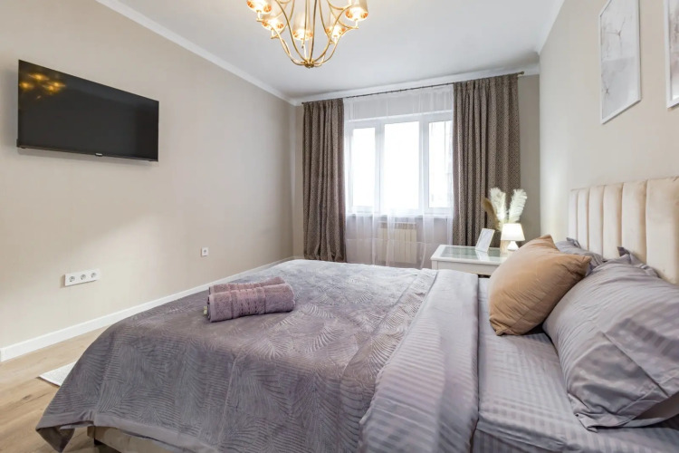 Фотография номера квартиры Апартаменты Светлые и уютные в стиле Бохо