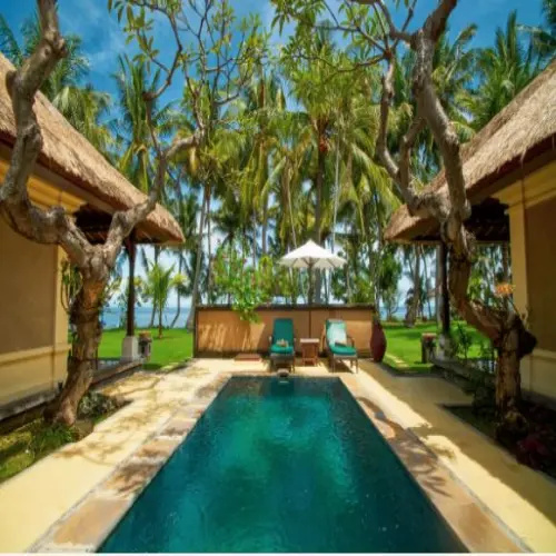2 Bedrooms Pool Quadruple Villa with balcony and with ocean view