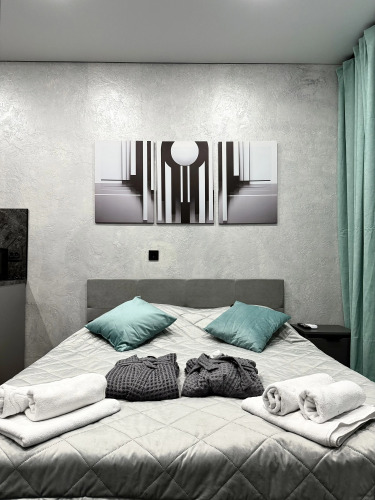 Фотография номера квартиры Квартира Стильная студия в ЖК Яблоневый