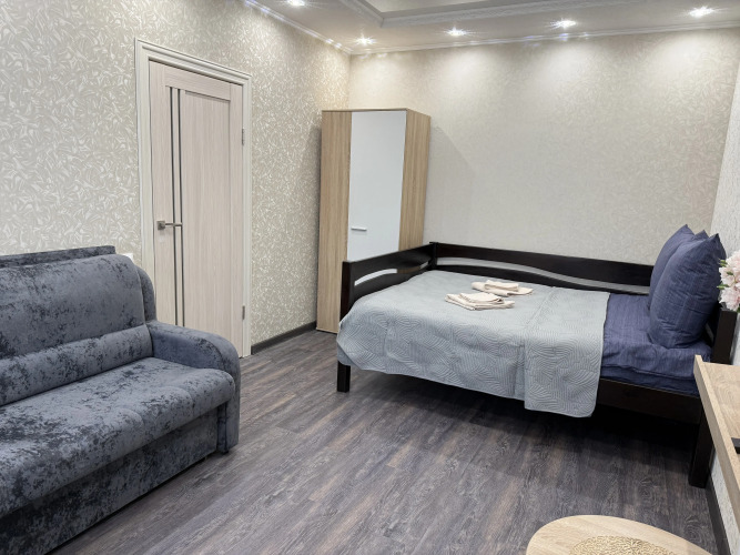 Фотография номера квартиры Квартира Современная Однушка Сети PanApartments в Пешей Доступности от Жд Вокзала Города Иванова