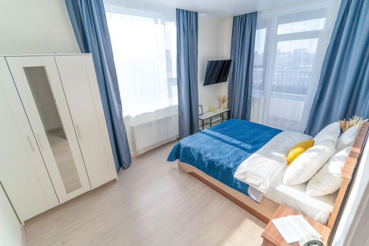 Фотография номера квартиры Апартаменты Stepanenkov с Угловой Спальней и Видом на Город на Фрунзе 31