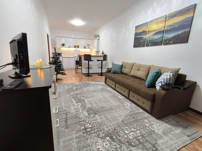 Фотография номера квартиры Квартира Новая Евродвушка в Тырныаузе