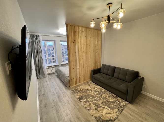 Фотография номера квартиры Апартаменты Современная Лаконичная Квартира Рядом с Фонтаном и Сквером Героев