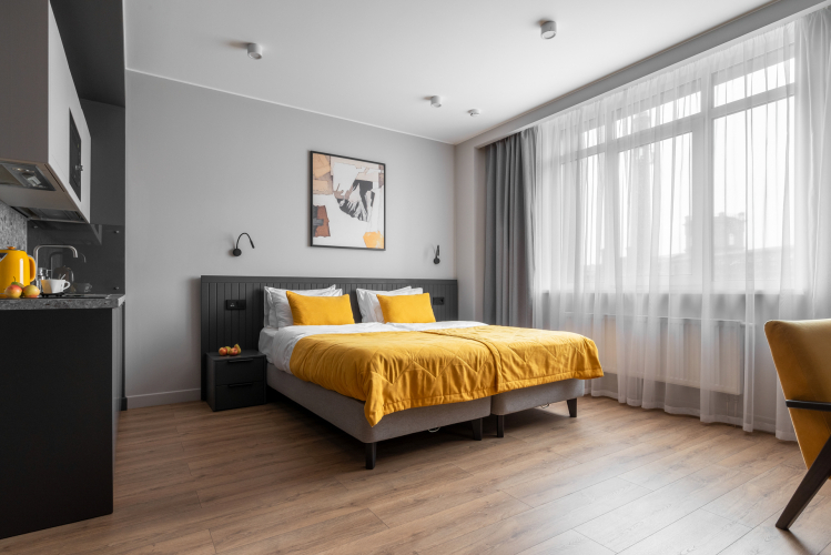 Фотография номера квартиры Квартира Myhome Yourhome на Ташкентской д.6 к.2