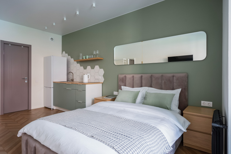 Фотография номера квартиры Апартаменты Olive by Pavlov