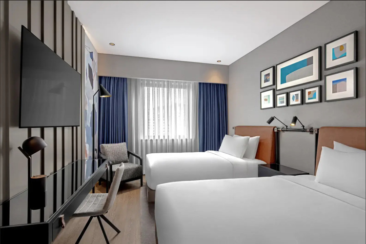 Classic Twin room with city view