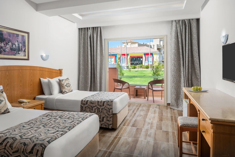 Family room with garden view