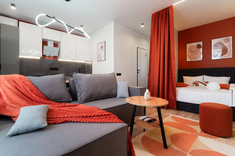 Фотография номера квартиры Квартира Стильная студия у Арены