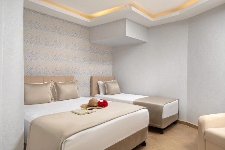 Standard Family room with balcony and with sea view