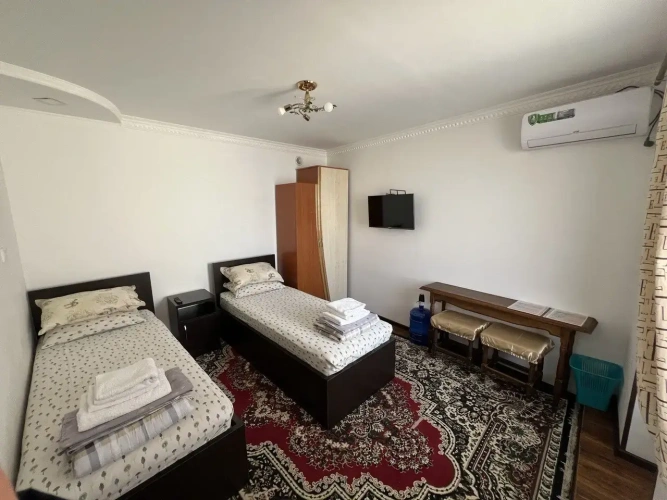 Standard Twin room with balcony and with view