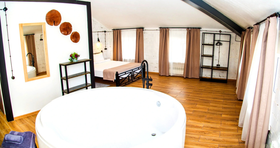 Фотография номера квартиры Апартаменты Вологодские Берега