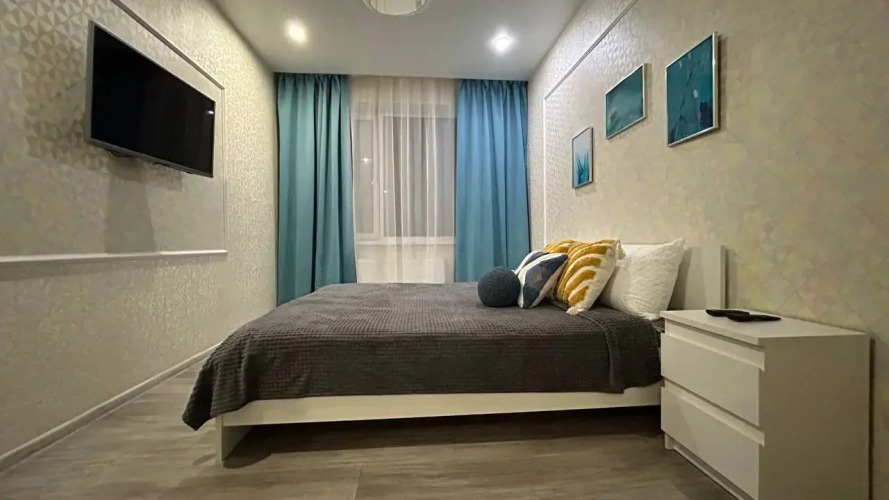 Фотография номера квартиры Апартаменты Голубое небо на Шоссейной, Yana Apart