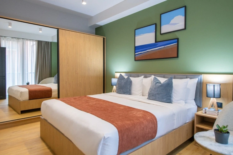 1 Bedroom Double Suite with Kitchen with balcony