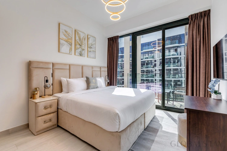 1 Bedroom Apartment with balcony and with pool view