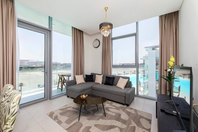Lagoon View | 1Br | District One Apartments