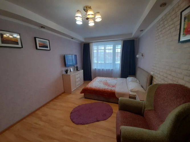 Фотография номера квартиры Апартаменты с 1 комнатой в Октябрьском районе (КВАРТИРА51)