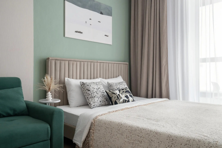 Фотография номера квартиры Апартаменты стильные 408 в ЖК Новокольцовский