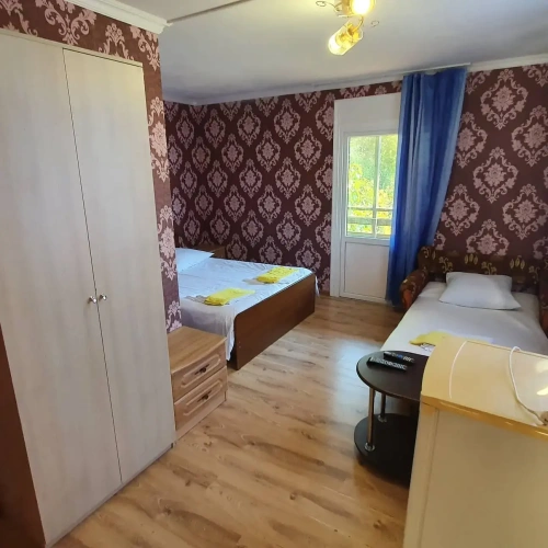 Standard Triple room with balcony and with sea view