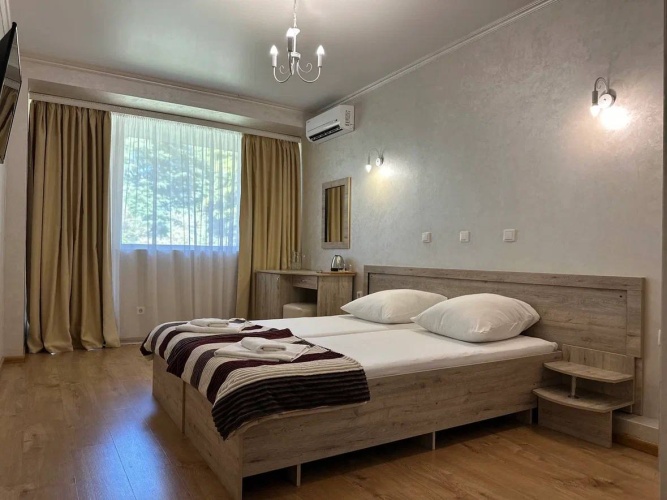 Standard Double room with balcony and with city view