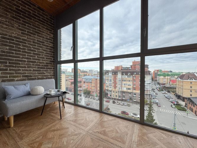 Фотография номера квартиры Апартаменты Дизайнерские с балконом для 1-4 гостей (Vivaldi центр Сакко 24)